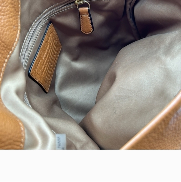 COACH Madison Phoebe Brown Leather 3 Compartment Slouchy Shoulder Bag - Picture 11 of 11